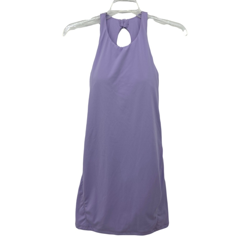 Glowmode Purple Sleeveless Athletic Dress built in shorts NWT